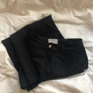 Everlane wide leg crop in black
